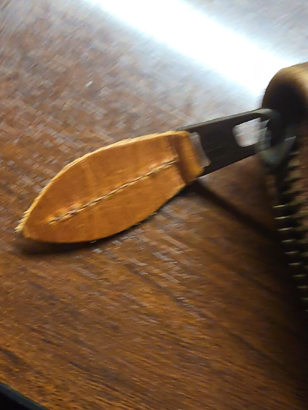 STS Ranchwear Brown Leather Wallet with Black-and-White Haircalf Panel - Picture 10 of 12
